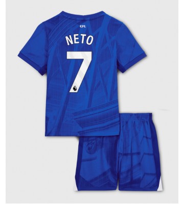 Chelsea Pedro Neto #7 Domácí dres komplet pro Děti 2025-26 Krátkým Rukávem (+ Krátké kalhoty)