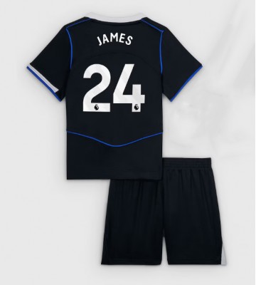 Chelsea Reece James #24 Alternativní dres komplet pro Děti 2025-26 Krátkým Rukávem (+ Krátké kalhoty)