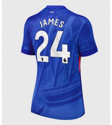 Chelsea Reece James #24 Domácí Dres pro Dámy 2025-26 Krátkým Rukávem