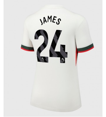 Chelsea Reece James #24 Venkovní Dres pro Dámy 2025-26 Krátkým Rukávem