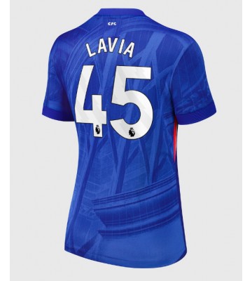 Chelsea Romeo Lavia #45 Domácí Dres pro Dámy 2025-26 Krátkým Rukávem