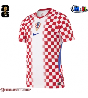 Chorvatsko Domácí Dres MS 2026 Krátkým Rukávem