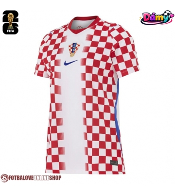 Chorvatsko Domácí Dres pro Dámy MS 2026 Krátkým Rukávem