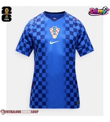 Chorvatsko Venkovní Dres pro Dámy MS 2026 Krátkým Rukávem