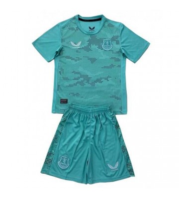 Everton Brankář Venkovní dres komplet pro Děti 2024-25 Krátkým Rukávem (+ Krátké kalhoty)