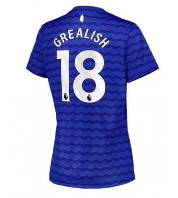 Everton Jack Grealish #18 Domácí Dres pro Dámy 2025-26 Krátkým Rukávem
