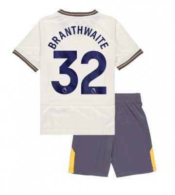 Everton Jarrad Branthwaite #32 Alternativní dres komplet pro Děti 2024-25 Krátkým Rukávem (+ Krátké kalhoty)