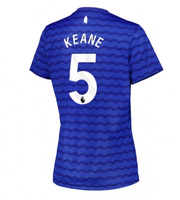 Everton Michael Keane #5 Domácí Dres pro Dámy 2025-26 Krátkým Rukávem