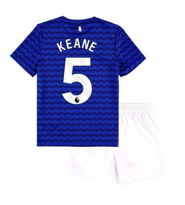 Everton Michael Keane #5 Domácí dres komplet pro Děti 2025-26 Krátkým Rukávem (+ Krátké kalhoty)