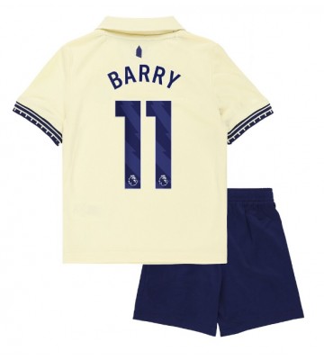 Everton Thierno Barry #11 Venkovní dres komplet pro Děti 2025-26 Krátkým Rukávem (+ Krátké kalhoty)