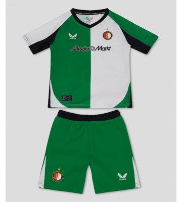 Feyenoord Alternativní dres komplet pro Děti 2024-25 Krátkým Rukávem (+ Krátké kalhoty)