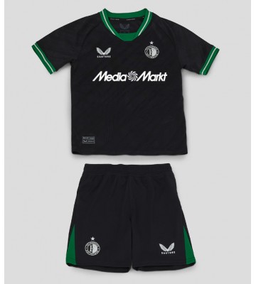 Feyenoord Venkovní dres komplet pro Děti 2024-25 Krátkým Rukávem (+ Krátké kalhoty)