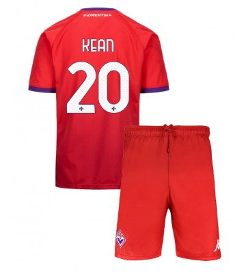 Fiorentina Moise Kean #20 Alternativní dres komplet pro Děti 2024-25 Krátkým Rukávem (+ Krátké kalhoty)