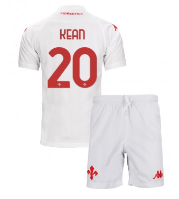 Fiorentina Moise Kean #20 Venkovní dres komplet pro Děti 2024-25 Krátkým Rukávem (+ Krátké kalhoty)