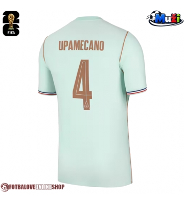 Francie Dayot Upamecano #4 Venkovní Dres MS 2026 Krátkým Rukávem