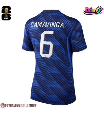 Francie Eduardo Camavinga #6 Domácí Dres pro Dámy MS 2026 Krátkým Rukávem