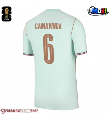 Francie Eduardo Camavinga #6 Venkovní Dres MS 2026 Krátkým Rukávem
