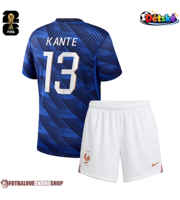 Francie Kante #13 Domácí dres komplet pro Děti MS 2026 Krátkým Rukávem (+ Krátké kalhoty)
