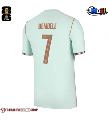 Francie Ousmane Dembele #7 Venkovní Dres MS 2026 Krátkým Rukávem