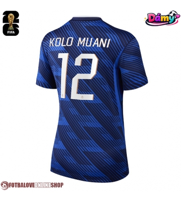 Francie Randal Kolo Muani #12 Domácí Dres pro Dámy MS 2026 Krátkým Rukávem