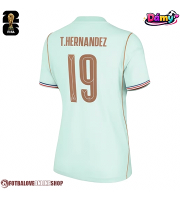 Francie Theo Hernandez #19 Venkovní Dres pro Dámy MS 2026 Krátkým Rukávem