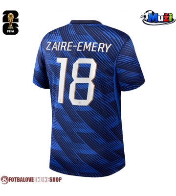 Francie Warren Zaire-Emery #18 Domácí Dres MS 2026 Krátkým Rukávem