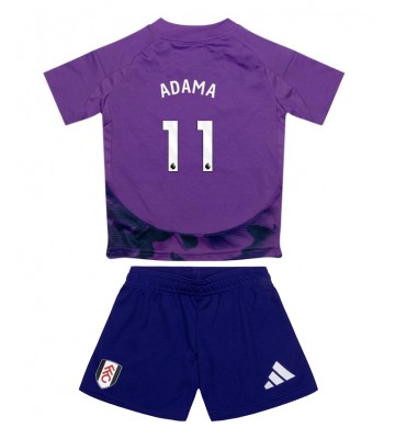 Fulham Adama Traore #11 Alternativní dres komplet pro Děti 2024-25 Krátkým Rukávem (+ Krátké kalhoty)