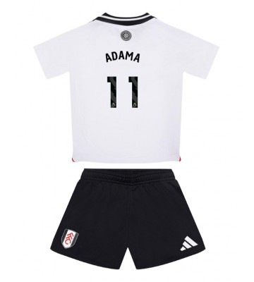 Fulham Adama Traore #11 Domácí dres komplet pro Děti 2024-25 Krátkým Rukávem (+ Krátké kalhoty)