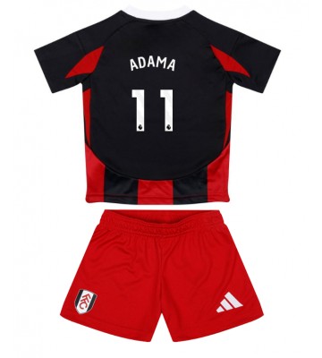 Fulham Adama Traore #11 Venkovní dres komplet pro Děti 2024-25 Krátkým Rukávem (+ Krátké kalhoty)