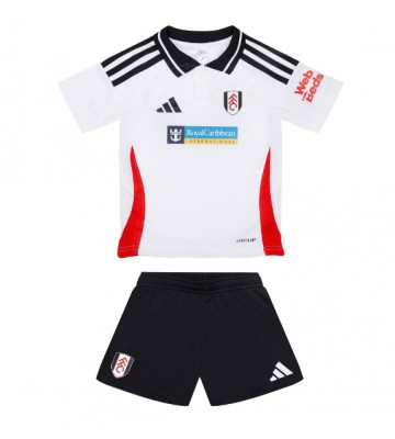 Fulham Domácí dres komplet pro Děti 2024-25 Krátkým Rukávem (+ Krátké kalhoty)