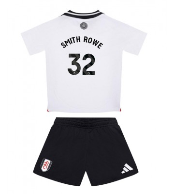 Fulham Emile Smith Rowe #32 Domácí dres komplet pro Děti 2024-25 Krátkým Rukávem (+ Krátké kalhoty)