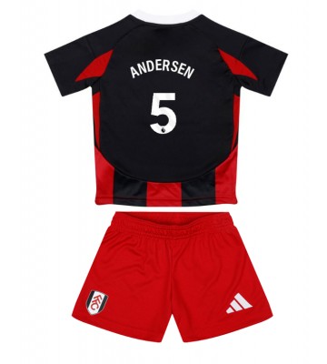 Fulham Emile Smith Rowe #32 Venkovní dres komplet pro Děti 2024-25 Krátkým Rukávem (+ Krátké kalhoty)