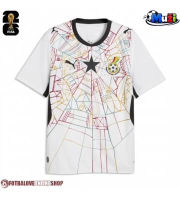 Ghana Domácí Dres MS 2026 Krátkým Rukávem