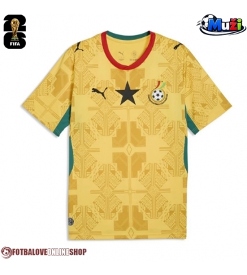 Ghana Venkovní Dres MS 2026 Krátkým Rukávem