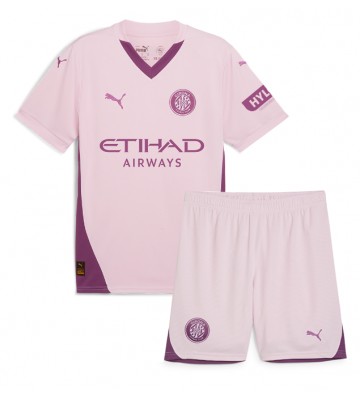 Girona Alternativní dres komplet pro Děti 2024-25 Krátkým Rukávem (+ Krátké kalhoty)