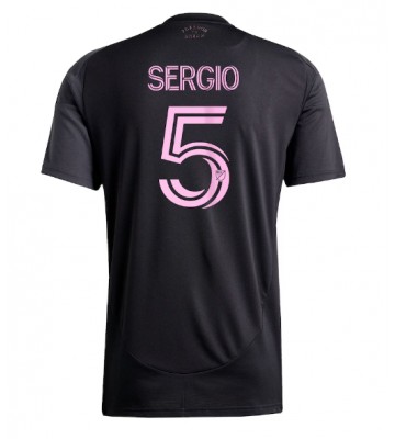 Inter Miami Sergio Busquets #5 Venkovní Dres 2025-26 Krátkým Rukávem