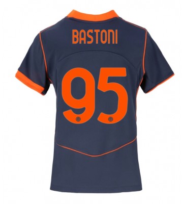 Inter Milan Alessandro Bastoni #95 Alternativní Dres pro Dámy 2025-26 Krátkým Rukávem