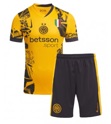 Inter Milan Alternativní dres komplet pro Děti 2024-25 Krátkým Rukávem (+ Krátké kalhoty)