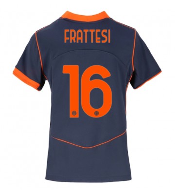 Inter Milan Davide Frattesi #16 Alternativní Dres pro Dámy 2025-26 Krátkým Rukávem