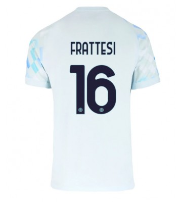 Inter Milan Davide Frattesi #16 Venkovní Dres 2025-26 Krátkým Rukávem