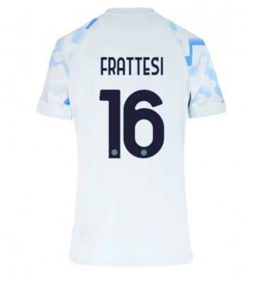 Inter Milan Davide Frattesi #16 Venkovní Dres pro Dámy 2025-26 Krátkým Rukávem