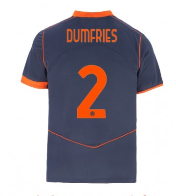 Inter Milan Denzel Dumfries #2 Alternativní Dres 2025-26 Krátkým Rukávem