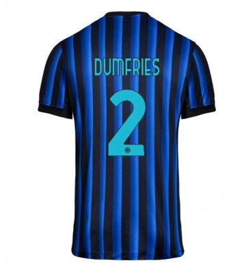Inter Milan Denzel Dumfries #2 Domácí Dres 2025-26 Krátkým Rukávem
