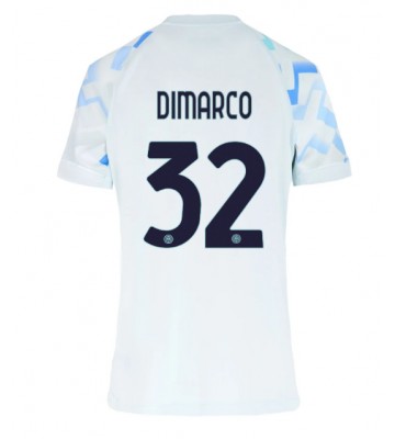 Inter Milan Federico Dimarco #32 Venkovní Dres pro Dámy 2025-26 Krátkým Rukávem