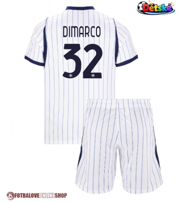 Inter Milan Federico Dimarco #32 Venkovní dres komplet pro Děti 2026-27 Krátkým Rukávem (+ Krátké kalhoty)