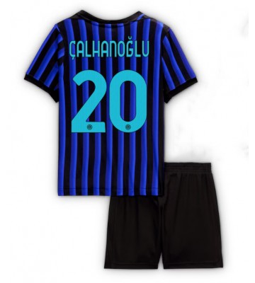 Inter Milan Hakan Calhanoglu #20 Domácí dres komplet pro Děti 2025-26 Krátkým Rukávem (+ Krátké kalhoty)