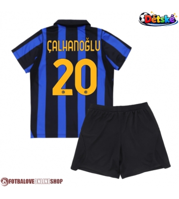 Inter Milan Hakan Calhanoglu #20 Domácí dres komplet pro Děti 2026-27 Krátkým Rukávem (+ Krátké kalhoty)