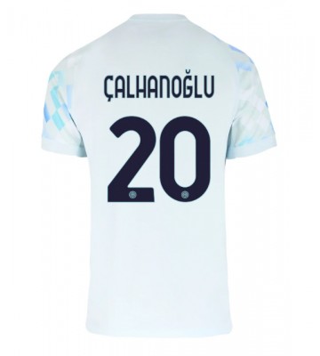 Inter Milan Hakan Calhanoglu #20 Venkovní Dres 2025-26 Krátkým Rukávem Inter Milan Hakan Calhanoglu #20 Venkovní Dres 2025-26 Krátkým Rukávem