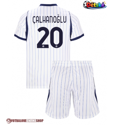 Inter Milan Hakan Calhanoglu #20 Venkovní dres komplet pro Děti 2026-27 Krátkým Rukávem (+ Krátké kalhoty)