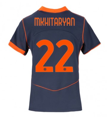 Inter Milan Henrikh Mkhitaryan #22 Alternativní Dres pro Dámy 2025-26 Krátkým Rukávem